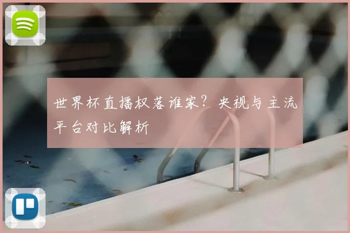 世界杯直播权落谁家？央视与主流平台对比解析